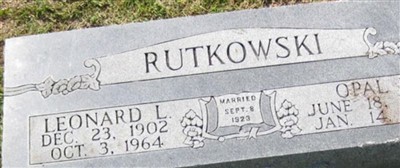 Opal Bell Rutkowski on Sysoon