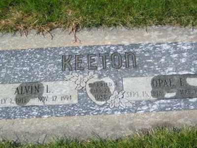Opal E Coker Keeton on Sysoon