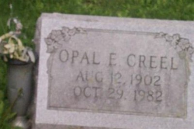 Opal E Creel on Sysoon
