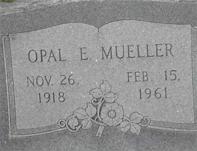 Opal E. Ricketson Mueller on Sysoon