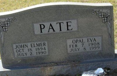 Opal Eva Pate on Sysoon