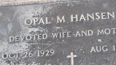 Opal M. Bolleson Hansen on Sysoon