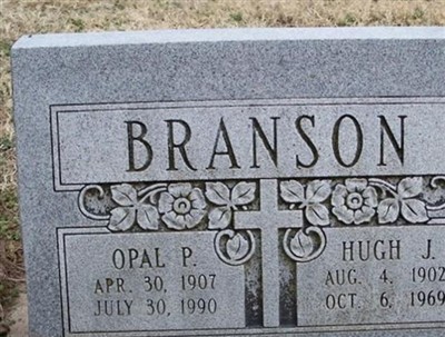 Opal P Branson on Sysoon