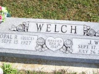 Opal R. Quick Welch on Sysoon