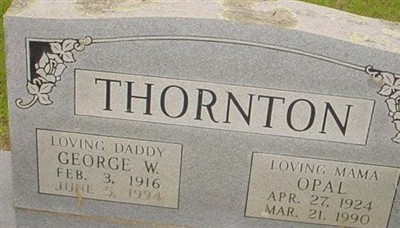 Opal Thornton on Sysoon