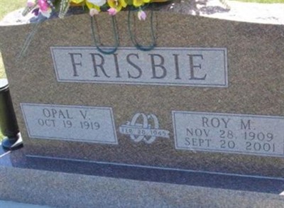 Opal V Frisbie, Find a grave on Sysoon Opal V Frisbie on Sysoon