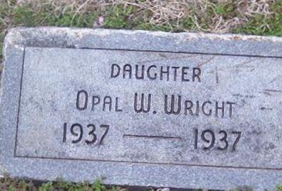 Opal Winifred Wright on Sysoon