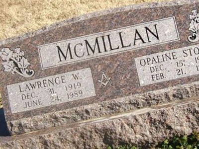 Opaline Stover McMillan on Sysoon