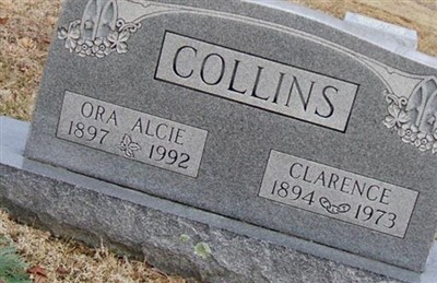 Ora Alice (Cunningham ) Collins on Sysoon