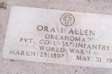 Ora I. Allen on Sysoon