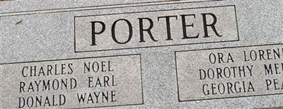 Ora Lorene Porter on Sysoon