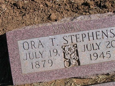 Ora Tessie Smith Stephens on Sysoon