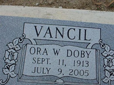 Ora W "Doby" Vancil on Sysoon