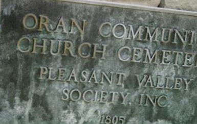 Oran Community Church Cemetery on Sysoon