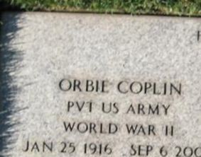 Orbie Coplin on Sysoon