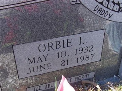 Orbie L Clark, Find a grave on Sysoon Orbie L Clark on Sysoon