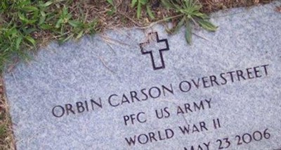 Orbin Carson Overstreet on Sysoon