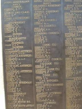 Ordnance Artificer 4th Class Alan Leonard Cunnington on Sysoon