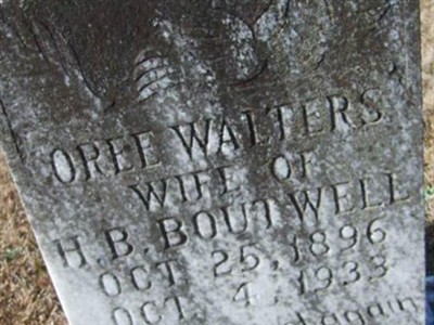 Oree Walters Boutwell on Sysoon