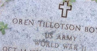 Oren Tillotson Boyles on Sysoon