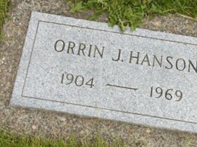 Orin J Hanson on Sysoon