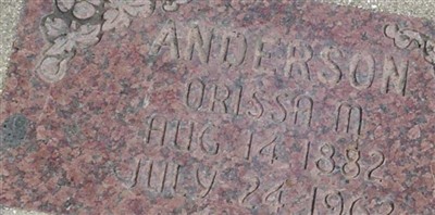 Orissa Merriam Anderson on Sysoon