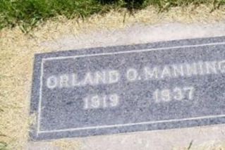 Orland Otho Manning on Sysoon