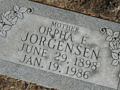 Orpha E Jorgensen on Sysoon