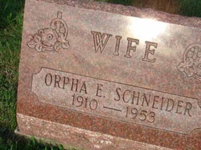 Orpha E. Schneider on Sysoon