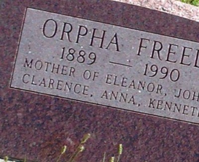 Orpha Isabelle Frager Freel on Sysoon