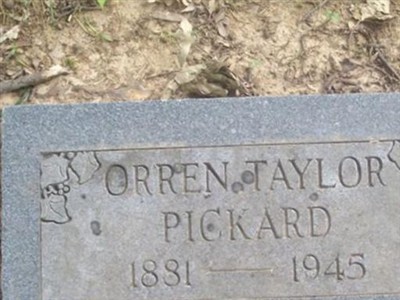 Orren Taylor Pickard on Sysoon