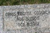 Orris Eugene Goswick on Sysoon