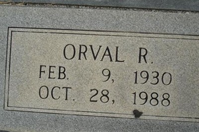 Orval R Webber on Sysoon