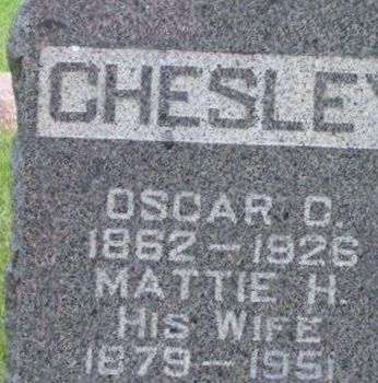 Oscar D. Chesley on Sysoon