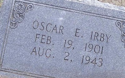 Oscar E. Irby on Sysoon