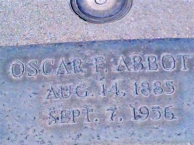 Oscar Franklin Abbott on Sysoon
