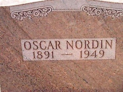 Oscar Hugo Nordin on Sysoon