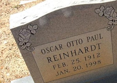 Oscar Otto Paul Reinhardt on Sysoon