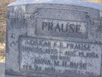 Oskar F.E. Prause on Sysoon