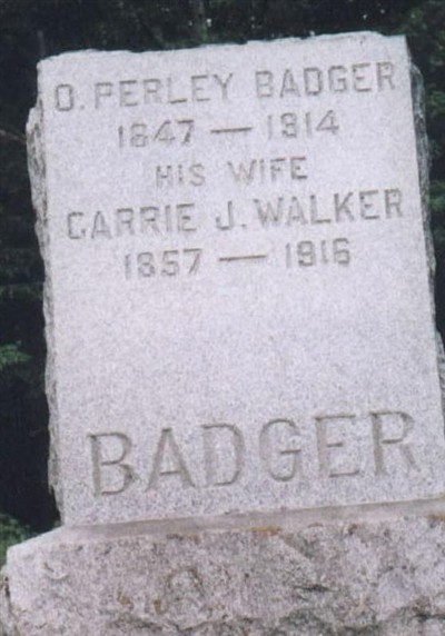 Osmond Perley Badger on Sysoon