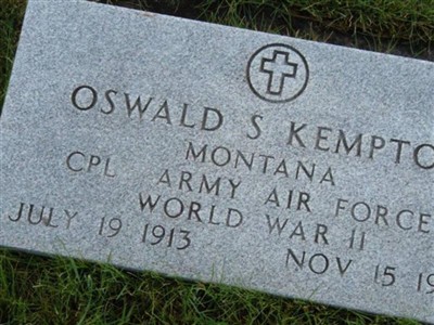 Oswald S. Kempton on Sysoon