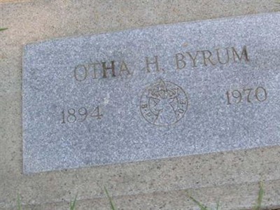 Otha H Byrum on Sysoon