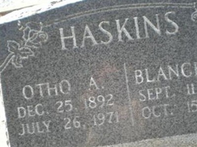 Otho A Haskins on Sysoon