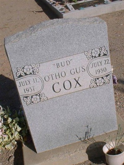 Otho Gus Cox on Sysoon