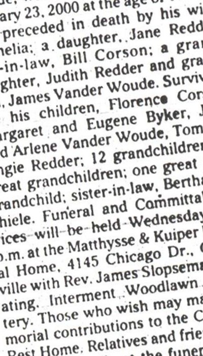 Otto Vanderwoude on Sysoon