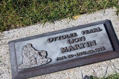 Ottolee Pearl "Joy" Martin on Sysoon