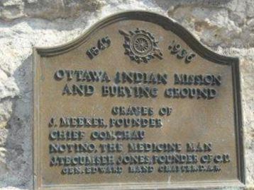 Ottowa Indian Mission and Burial Ground on Sysoon