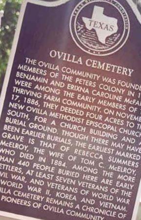 Ovilla Cemetery on Sysoon