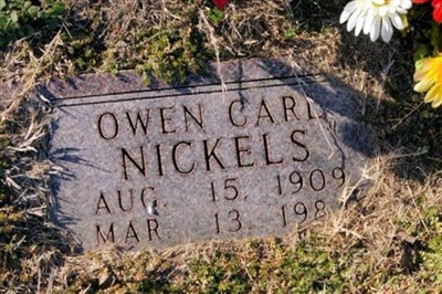 Owen Carl Nickels on Sysoon