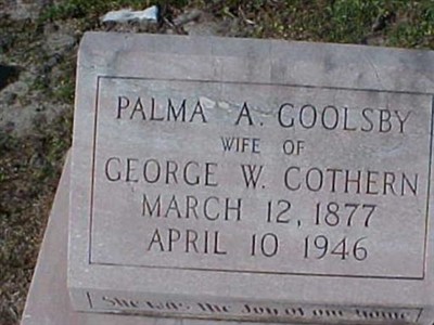 Palma A Goolsby on Sysoon